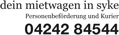 dein mietwagen in syke personenbeförderung und kurier telefon 04242 84544